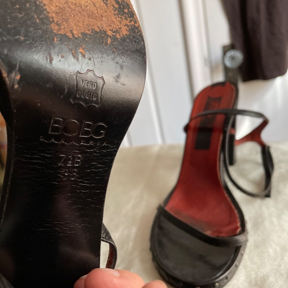 BCBG Max Azria sling Velcro heels size 38 / 7.5 - Picture 9 of 9